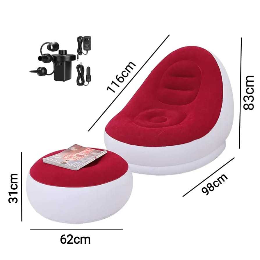 Sillón Inflable Confort Flex - ¡Frete Gratis + Bono Exclusivo!