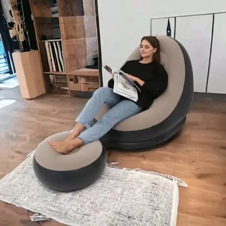 Sillón Inflable Confort Flex - ¡Frete Gratis + Bono Exclusivo!