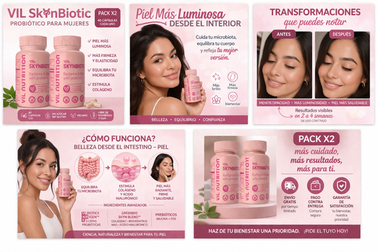 Probiótico para Mujeres | Piel Radiante y Equilibrio Natural