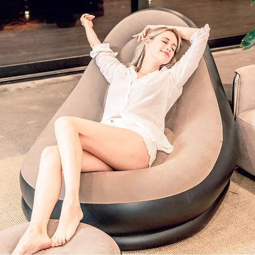 Sillón Inflable Confort Flex - ¡Frete Gratis + Bono Exclusivo!