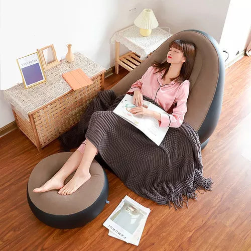 Sillón Inflable Confort Flex - ¡Frete Gratis + Bono Exclusivo!
