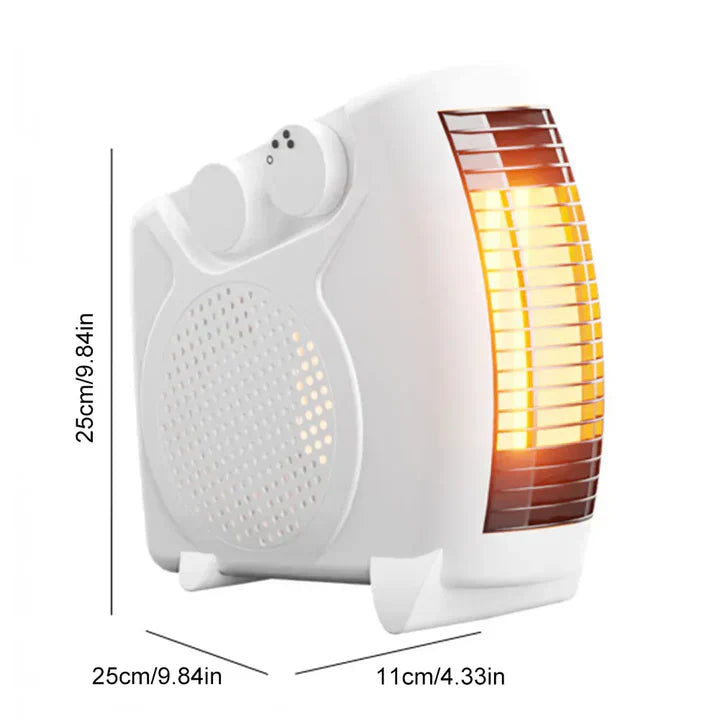 CALEFACTOR 2000W TÉRMOVENTILADOR TÉRMICO CON TERMOSTATO REGULABLE