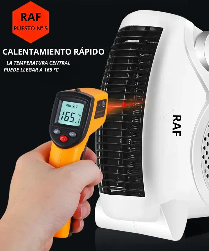 CALEFACTOR 2000W TÉRMOVENTILADOR TÉRMICO CON TERMOSTATO REGULABLE