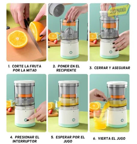 Exprimidor eléctrico de frutas Portátil Tipo C