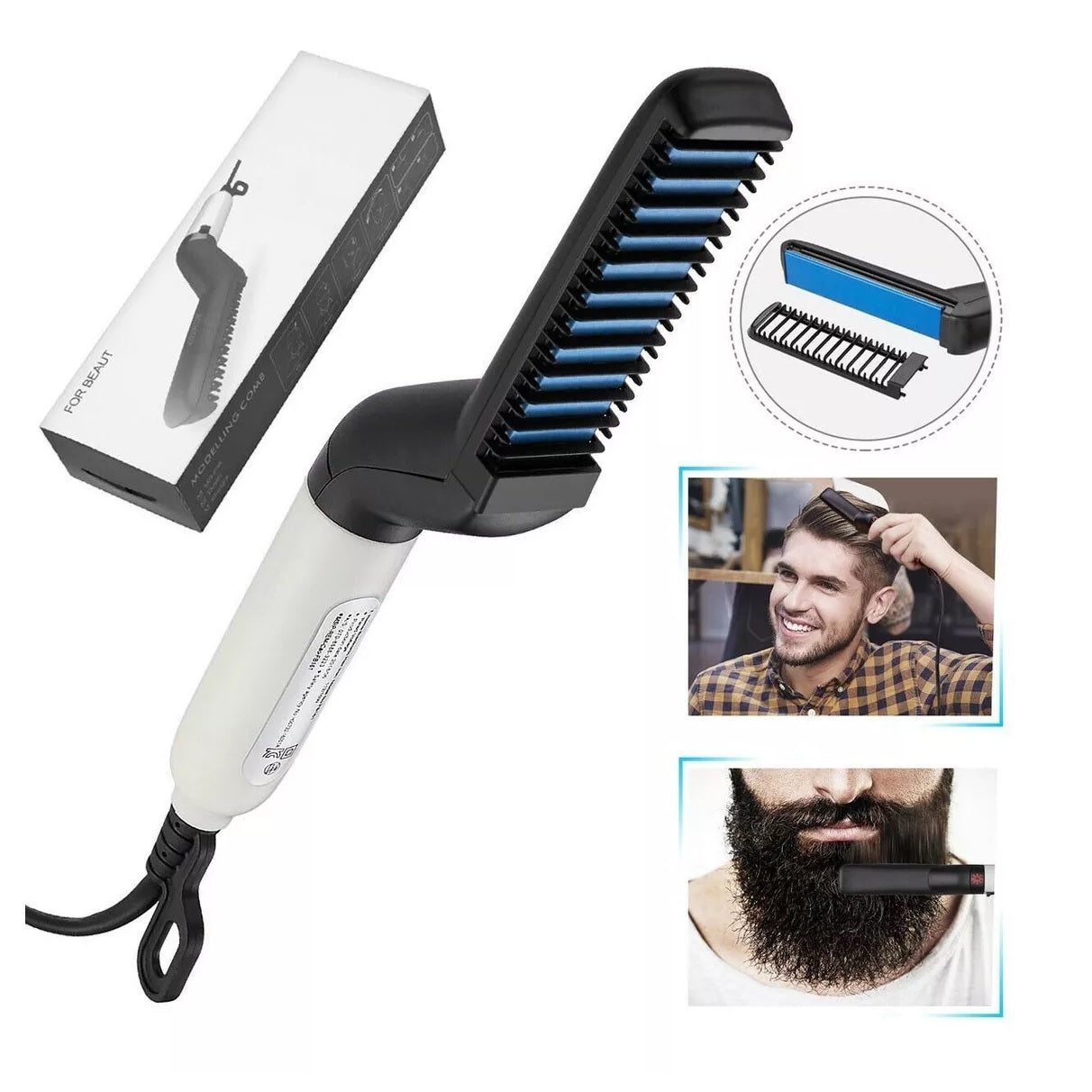 Plancha Para Barba y Cabello