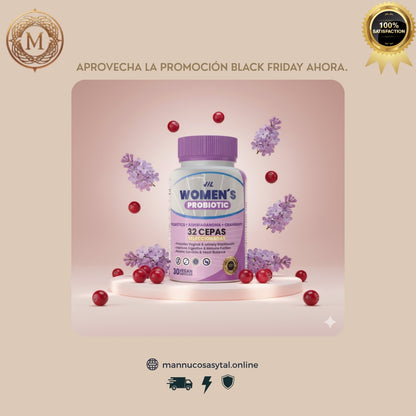 Probiótico VIL para mujeres: ¡Compra uno y llévate el segundo con un 30% de descuento!