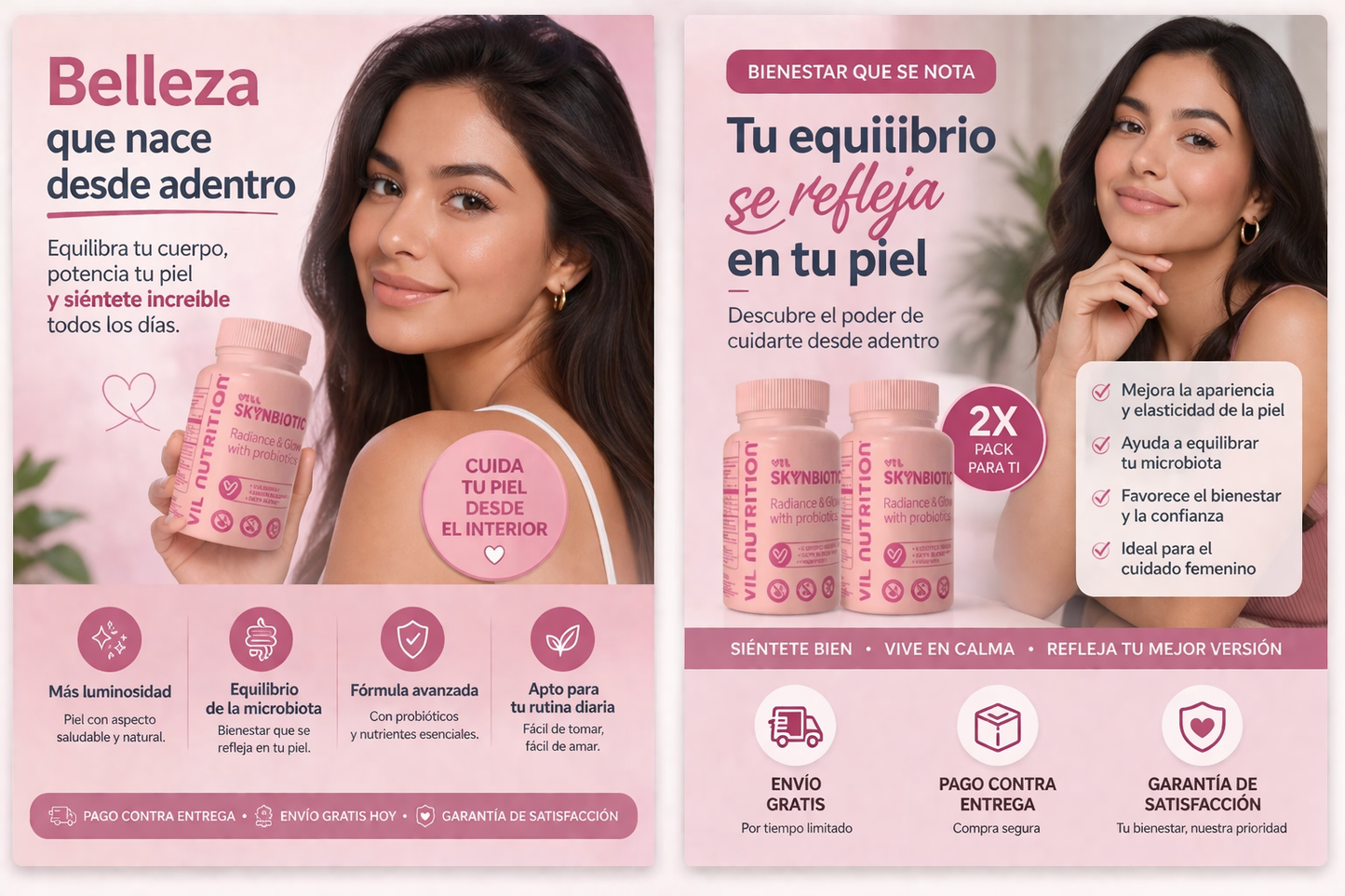 Probiótico para Mujeres | Piel Radiante y Equilibrio Natural