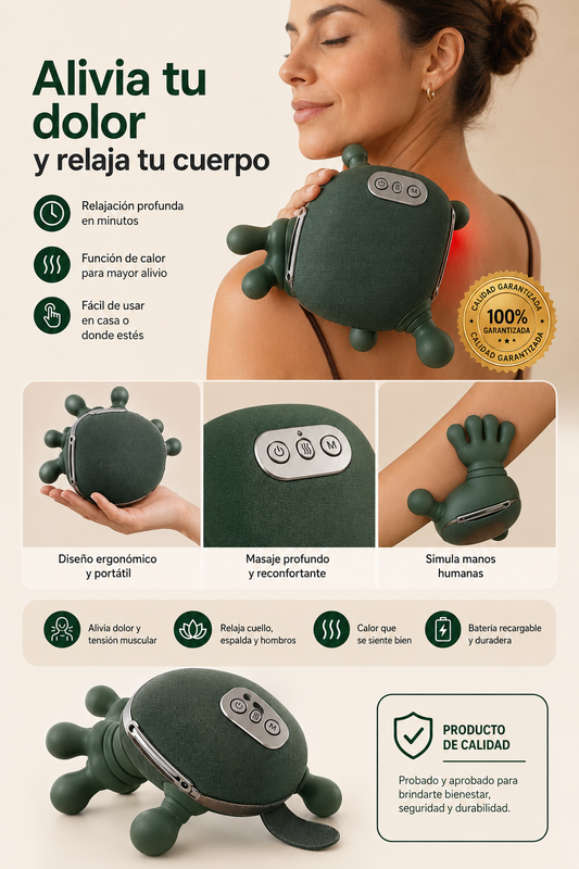 Masajeador Corporal y Cervical – Alivio del Dolor y Relajación en Casa