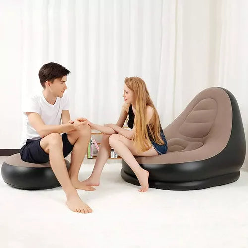 Sillón Inflable Confort Flex - ¡Frete Gratis + Bono Exclusivo!